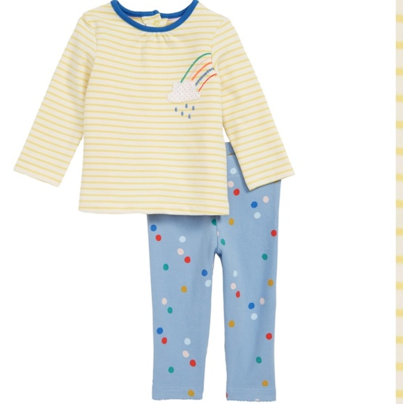 Mini Boden Other - Baby Boden rainbow matching set size 12-18